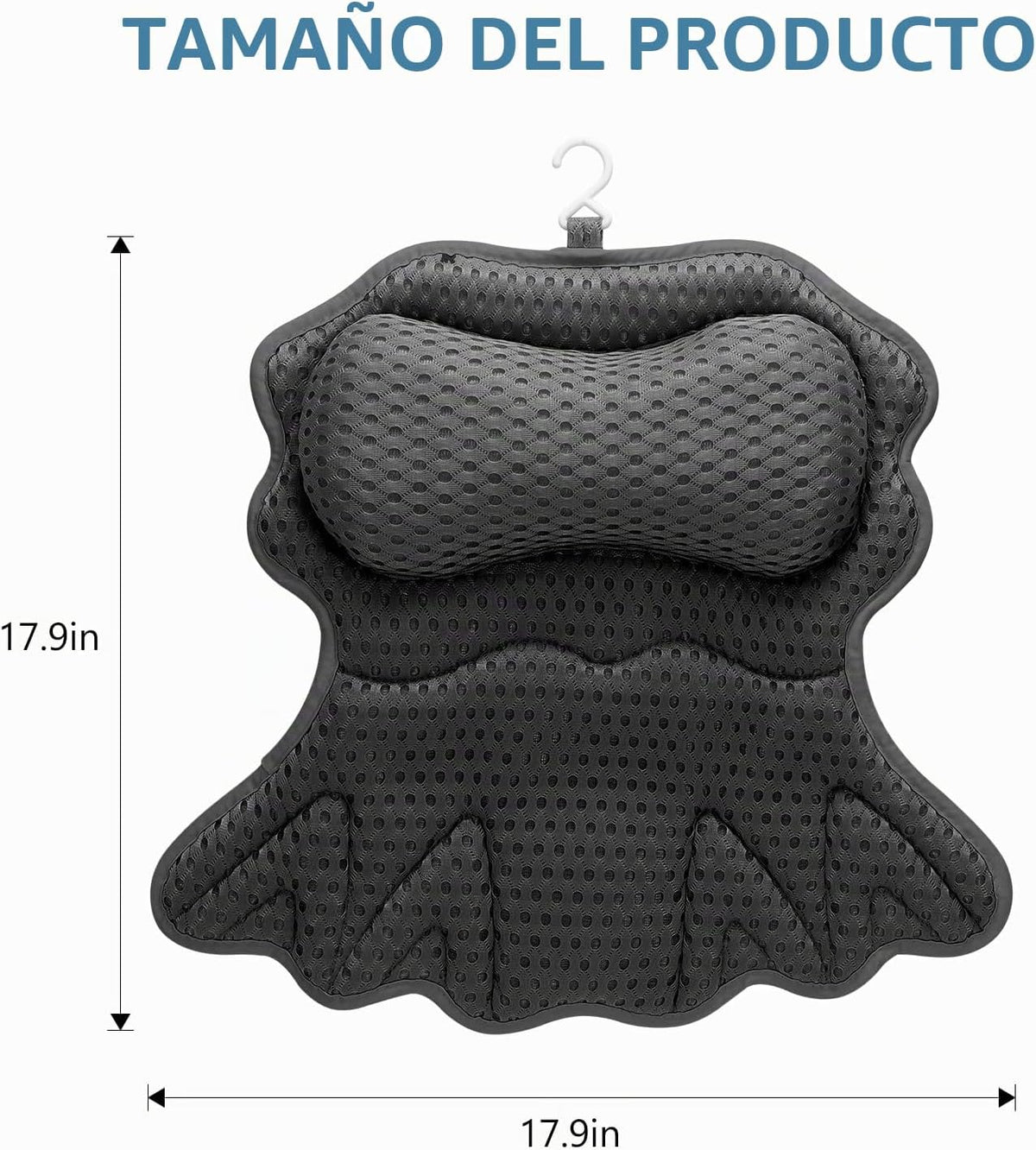 Almohada de baño SetSail, almohadas relajantes para bañera para apo...
