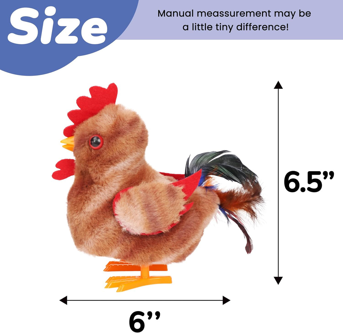 Hopearl - Pollo caminante, mascota, gallo, pollito, juguete de pelu...