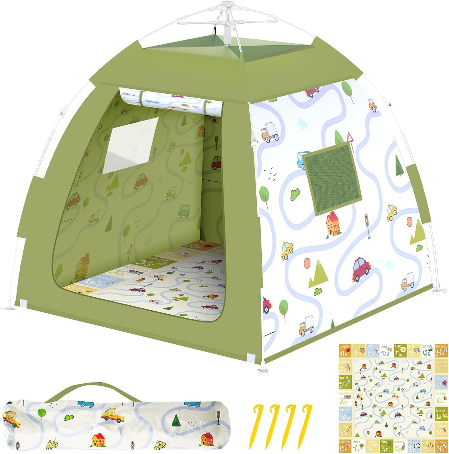 Casa de juegos multiusos al aire libre para niños pequeños, tienda...