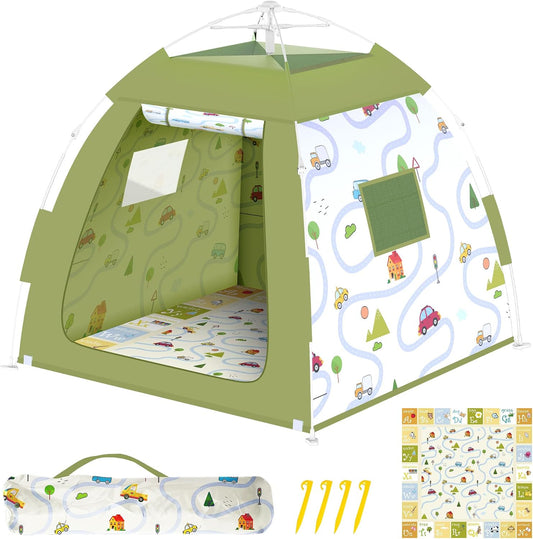 Casa de juegos multiusos al aire libre para niños pequeños, tienda...