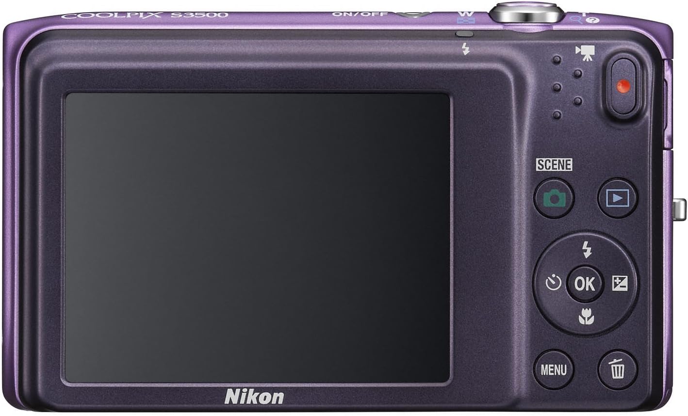 Nikon COOLPIX S3500 Cámara digital de 20,1 MP con zoom 7x (Morado)...