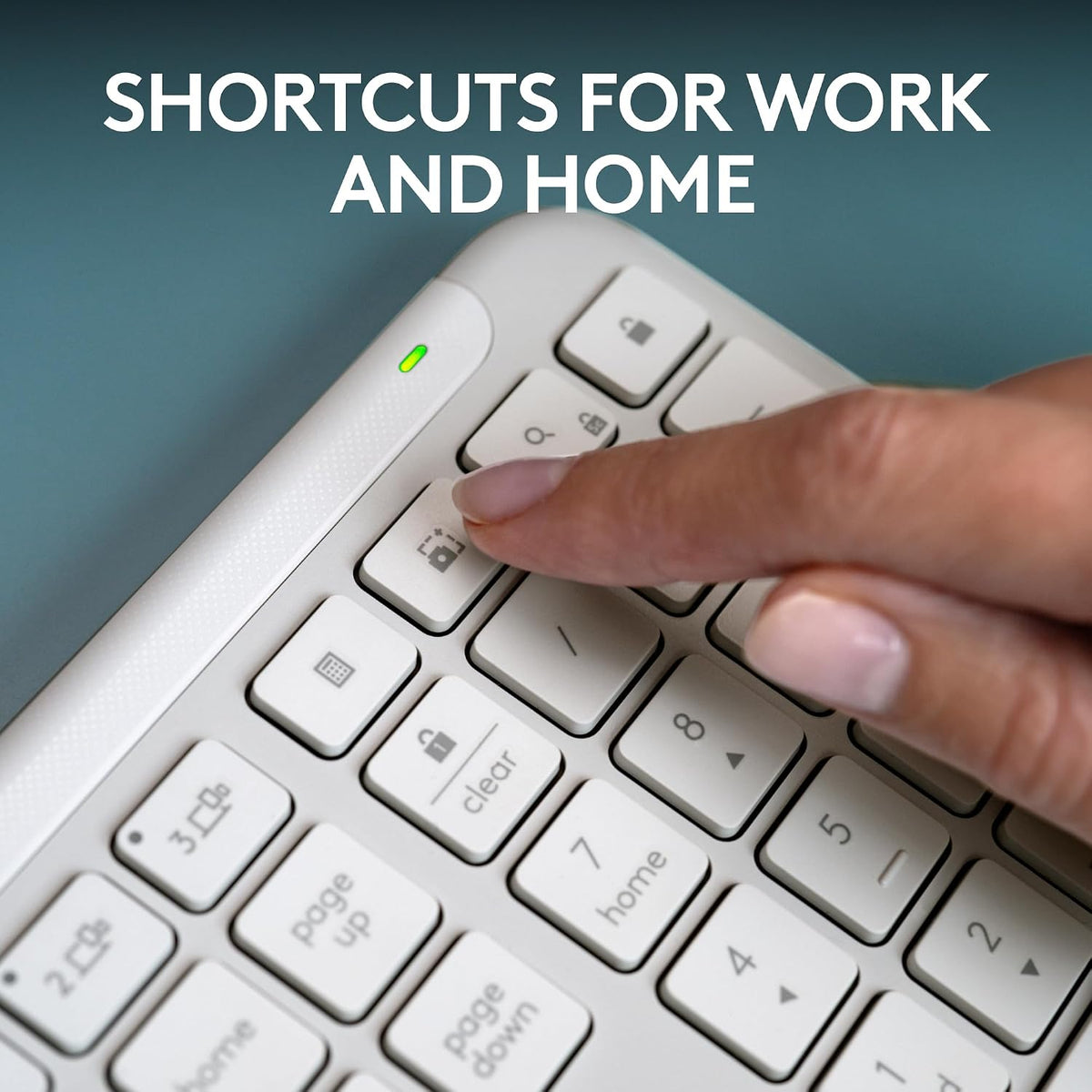Logitech Signature Slim K950 Teclado inalámbrico con escritura sile...