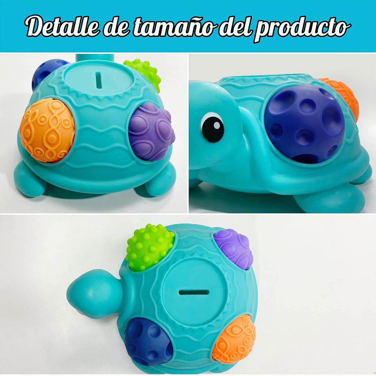 Pelotas sensoriales para bebés de 6 a 12 meses, juguetes Montessori...