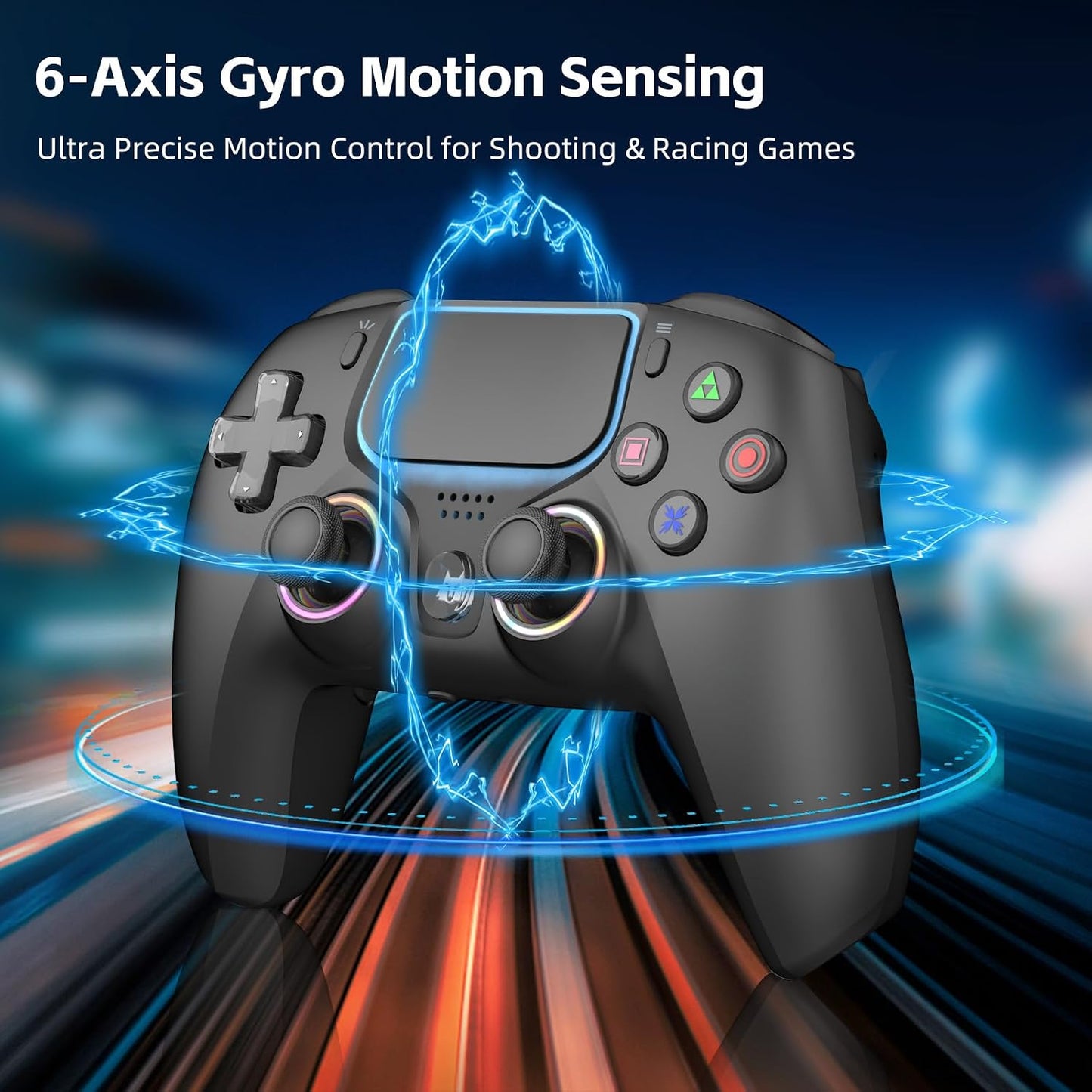 Controlador inalámbrico PS5 Efecto Hall Joystick antideriva Gamepad...