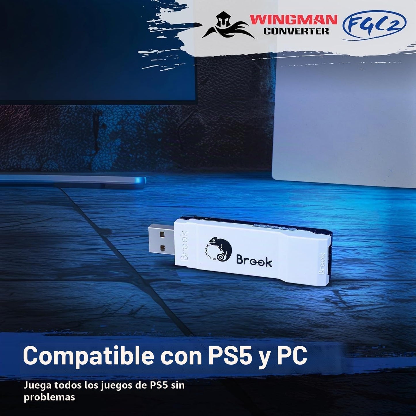 Mcbazel Brook Wingman FGC 2 - Adaptador convertidor de joystick Arc...
