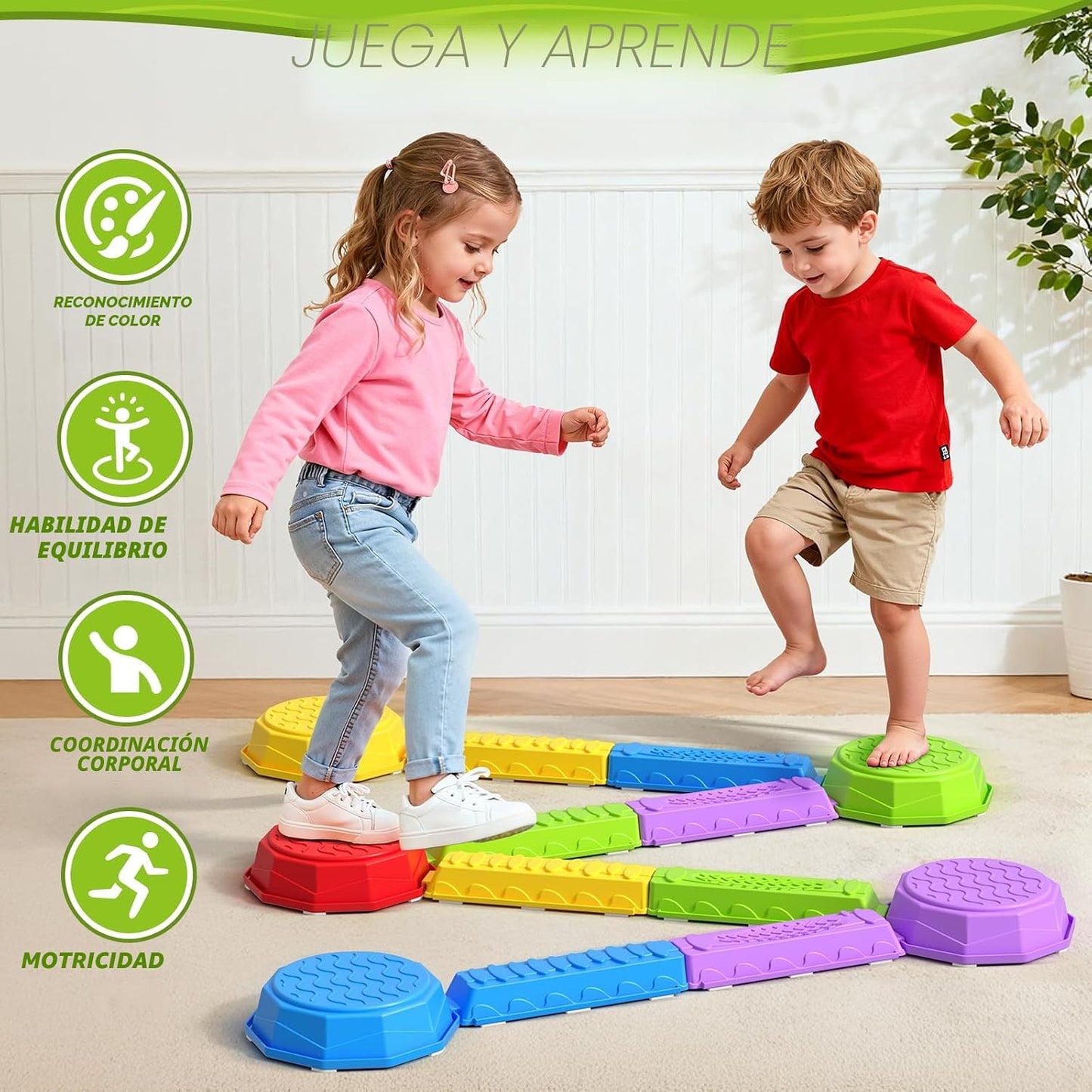 HYES - Piedras de equilibrio para niños, juguetes sensoriales para...