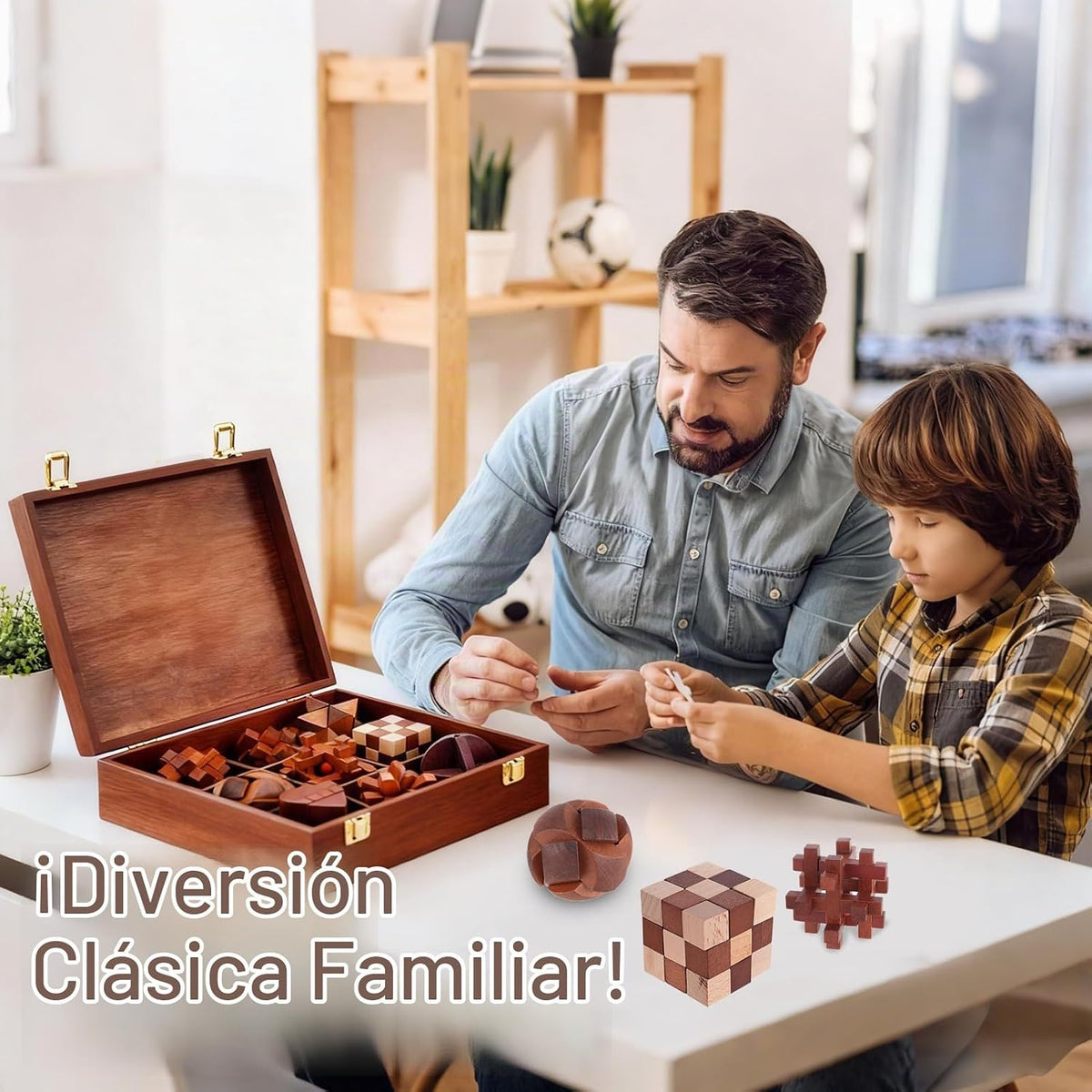 Rompecabezas de Ingenio de Madera para Adultos - Rompecabezas de In...