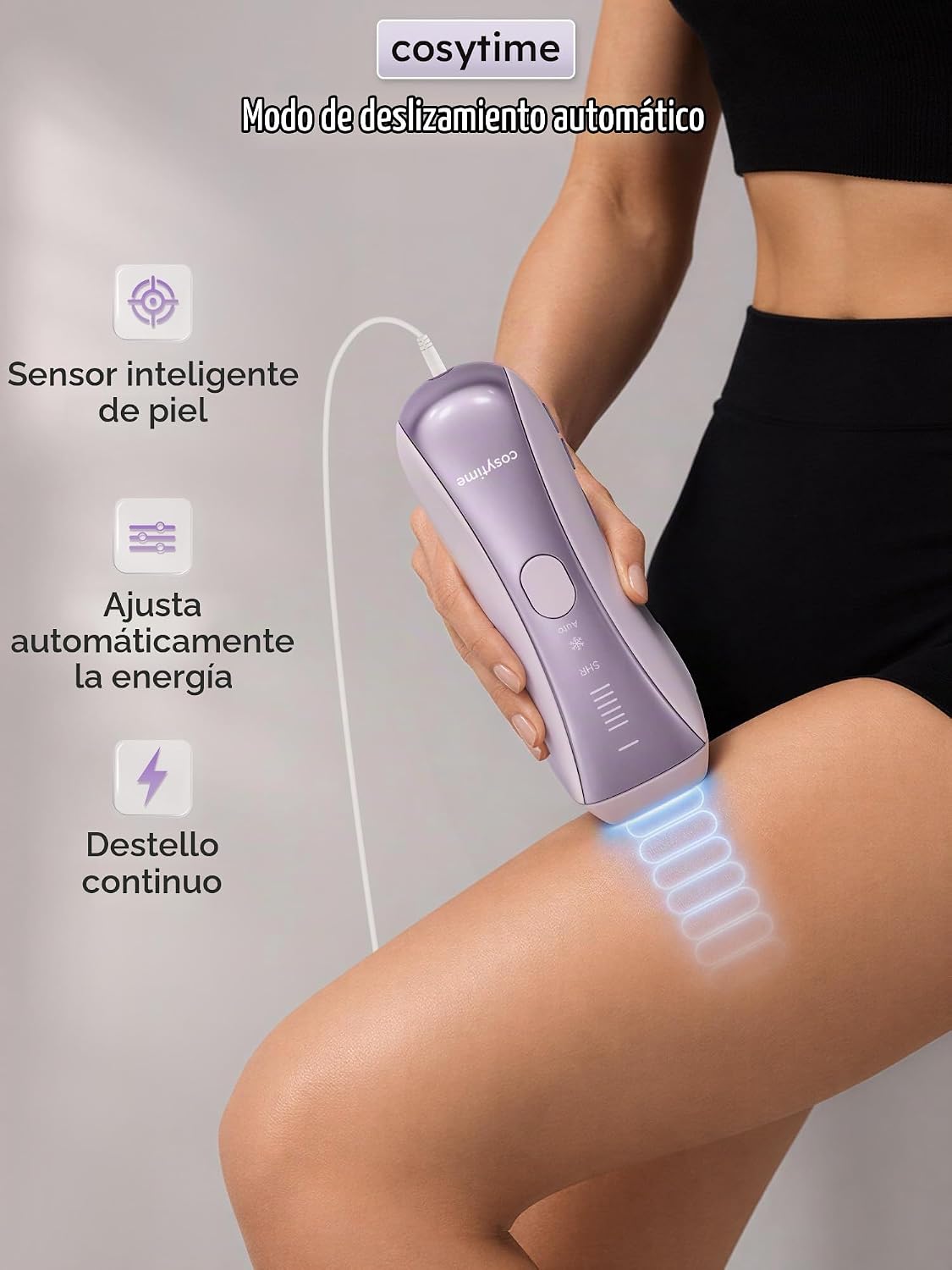 Cosytime Depilación láser IPL para mujeres y hombres, dispositivo d...