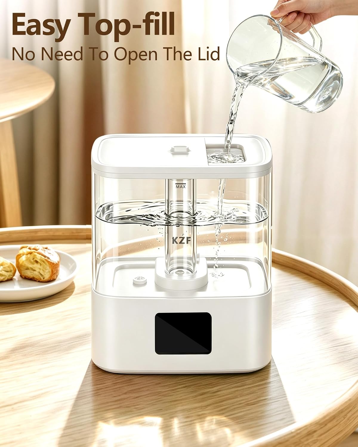 Humidificadores KZF para dormitorio, humidificador de niebla fría d...