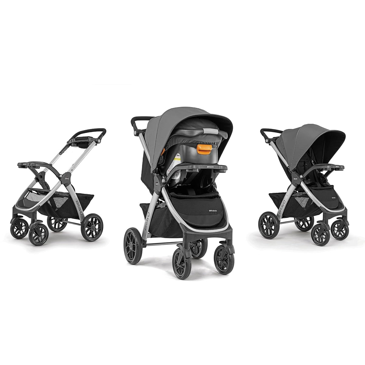 Chicco Bravo - Cochecito 3 en 1 con sistema de asiento de coche par...