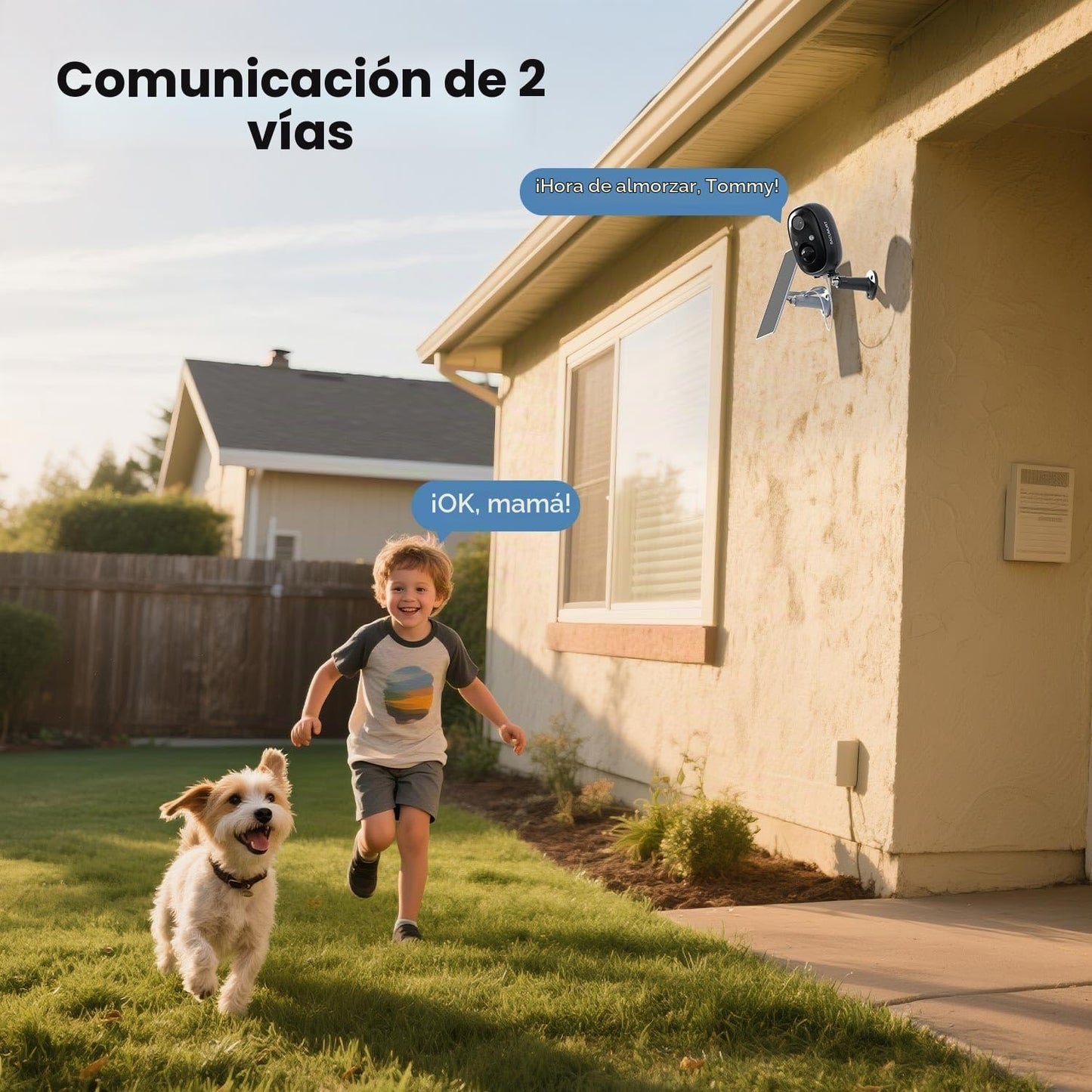 SACUMURT Cámaras de seguridad solares inalámbricas para exteriores,...