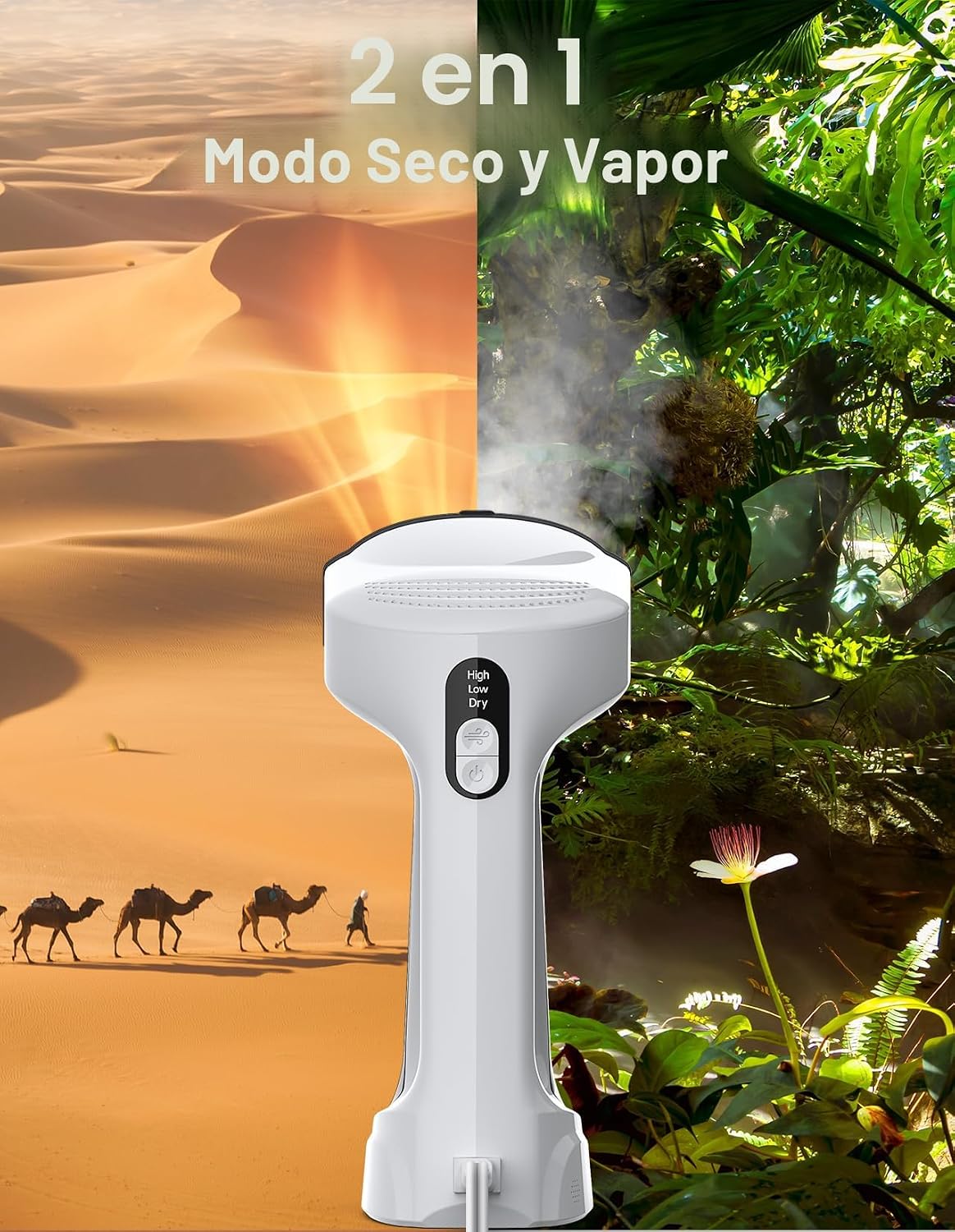 Sweepulire Vaporizador al vacío para ropa, vaporizador de mano de s...