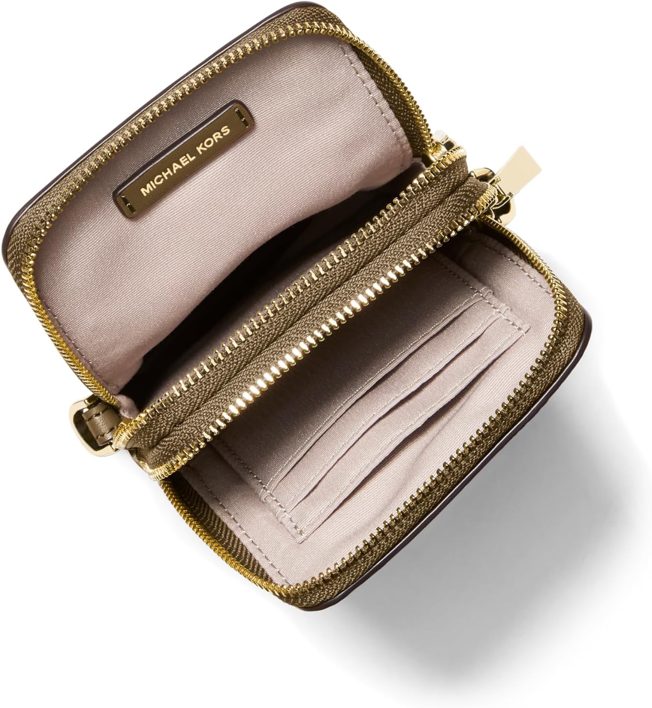 MICHAEL Michael Kors Jet Set - Bolso cruzado pequeño con doble crem...