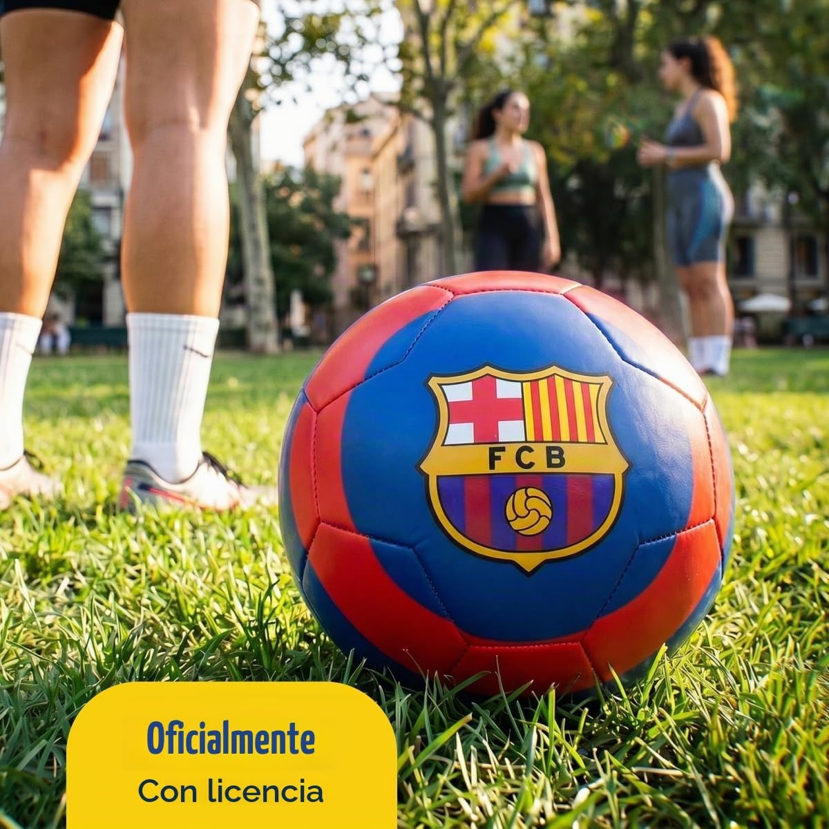Maccabi Art Balón de fútbol con licencia oficial del FC Barcelona,...