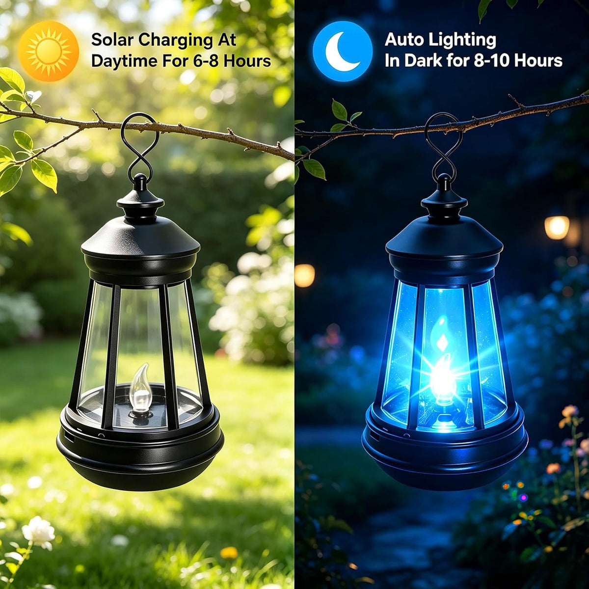 Mini linterna solar de repuesto para estatua al aire libre, luces s...