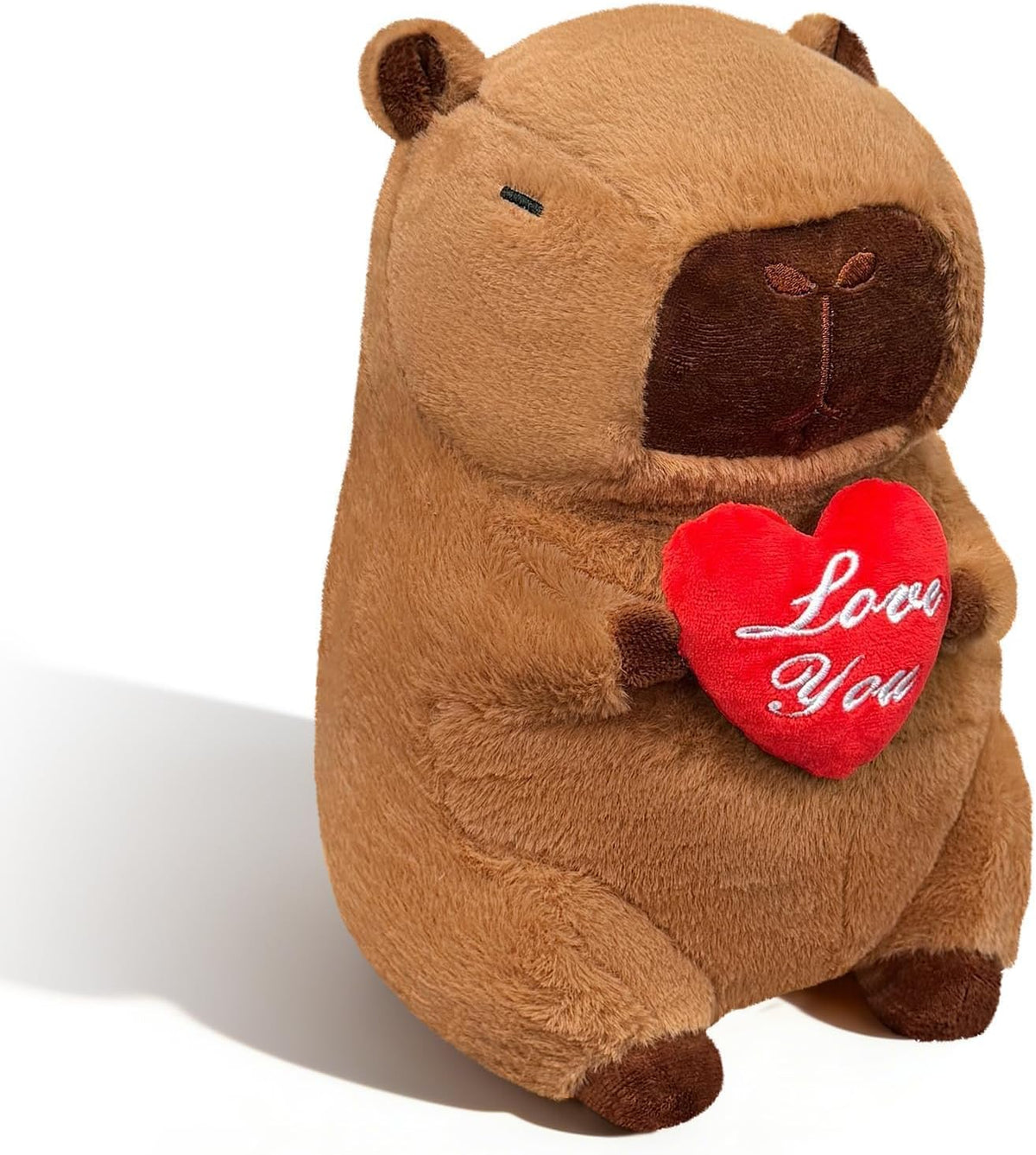 SHINUOER Peluche de Capibara de 9 pulgadas, lindo animal de peluche...