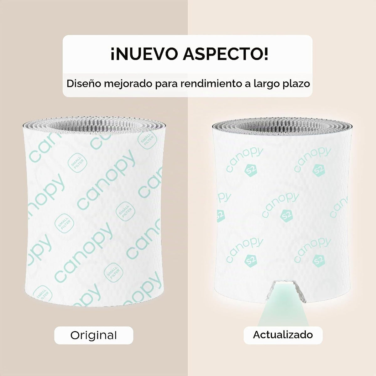 Canopy Filtro Original para Humidificador de Mesita de Noche 2.0 \u...