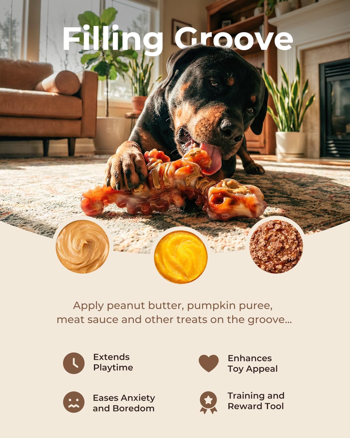ChienBox Juguetes para Perros para Masticadores Agresivos: Paquete...