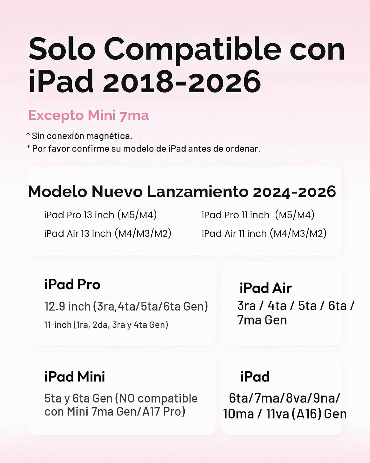 Metapen Lápiz Air8 para iPad 2018-2026, carga 10 minutos más rápida...