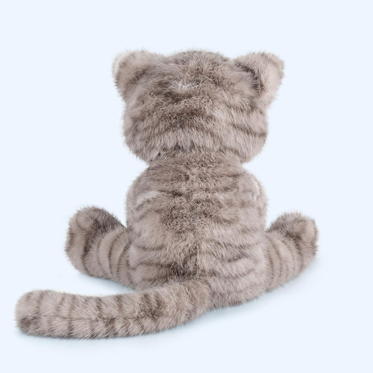 SuzziPals Peluche de gato gris calentable y refrigerable, almohadil...