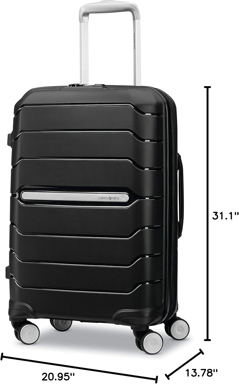 Samsonite Freeform, maleta rígida expandible con ruedas giratorias...