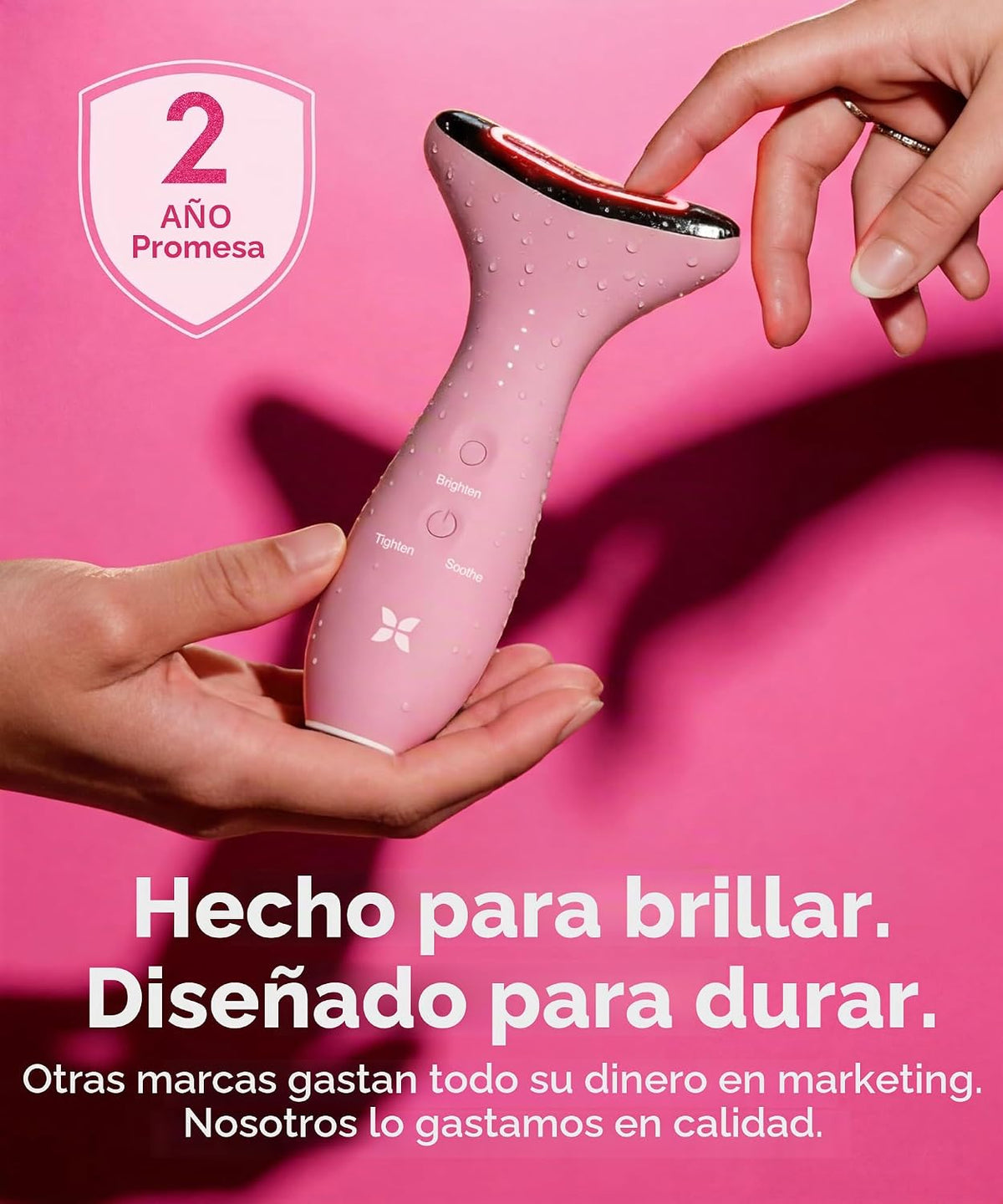 REVO Genie Masajeador facial para cara y cuello, dispositivo de bel...