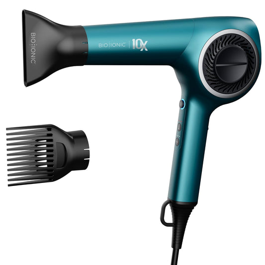 Bio Ionic Secador de pelo de velocidad ultraligera 10X, secador de...