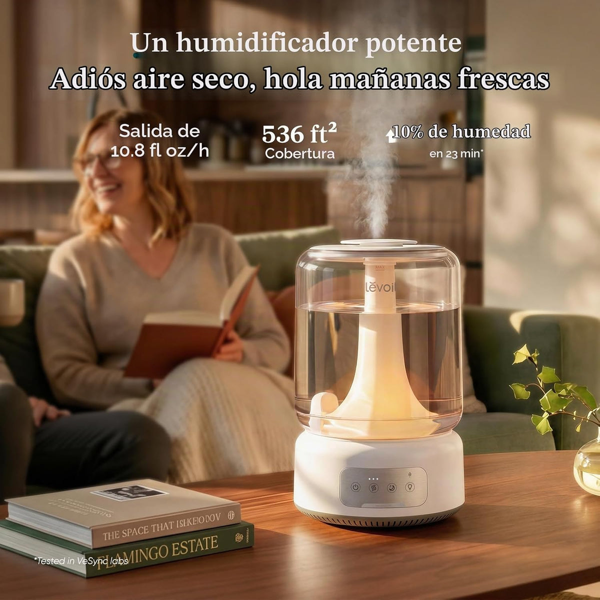 Levoit Humidificadores para dormitorio, habitación grande, hogar, 6...