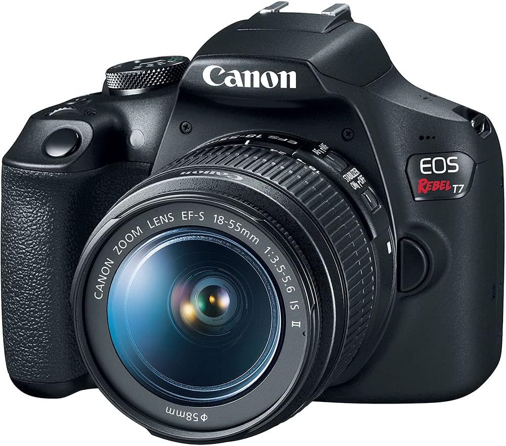Canon EOS Rebel T7 Kit de cámara DSLR | Sensor APS-C de 24.1MP con...
