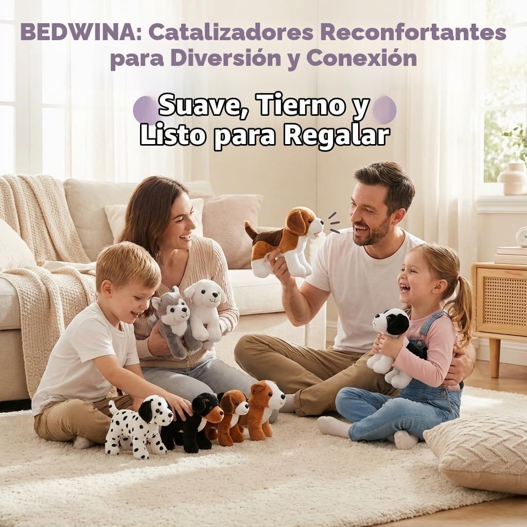 Bedwina Cachorros de peluche \u2013 (paquete de 36) animales de pel...