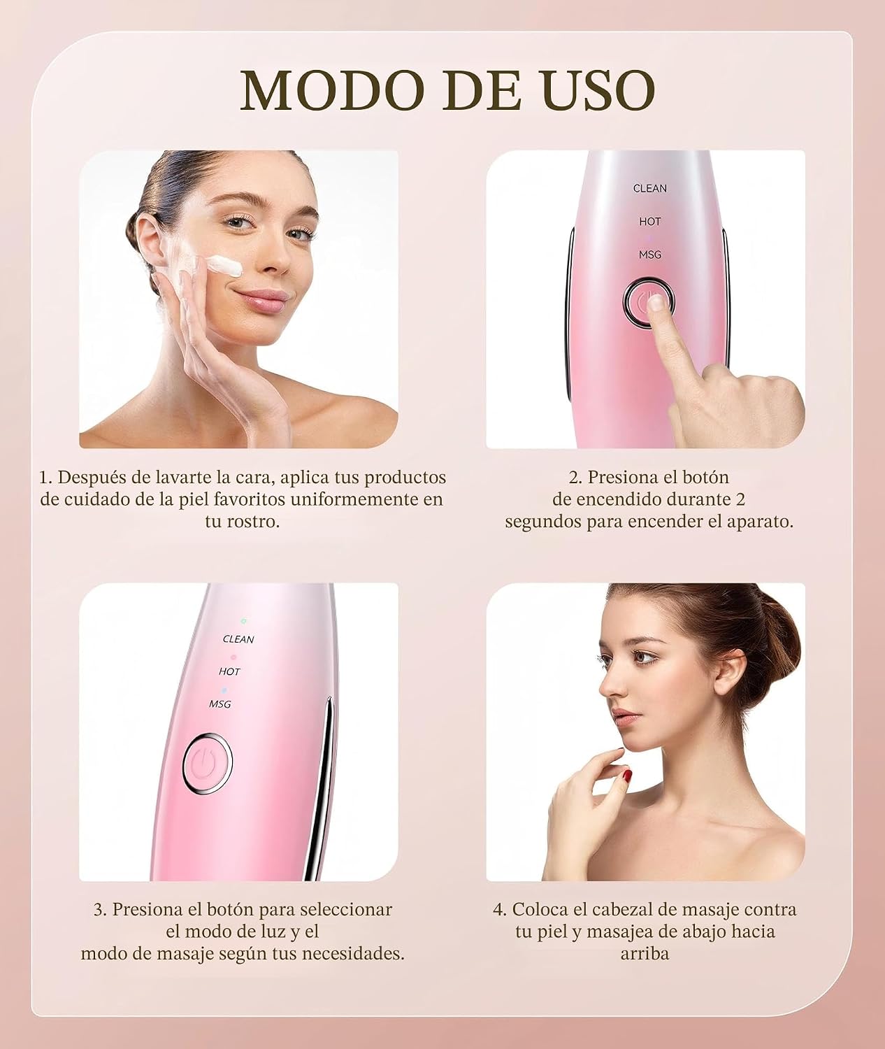 Dopsikn Máquinas Galvanicas de 7 Colores - Terapia de Luz Roja para...