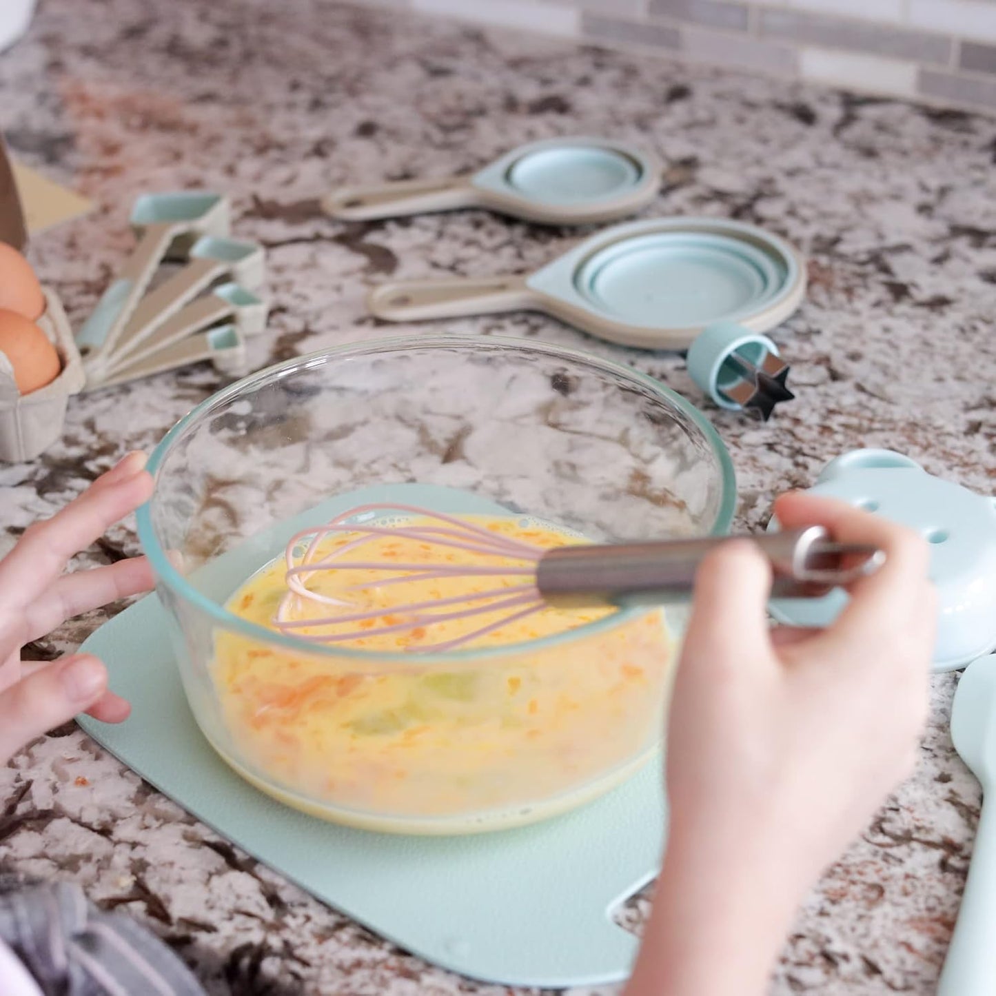 Juego de hornear para niños, juego de cocina real para niños, sumin...