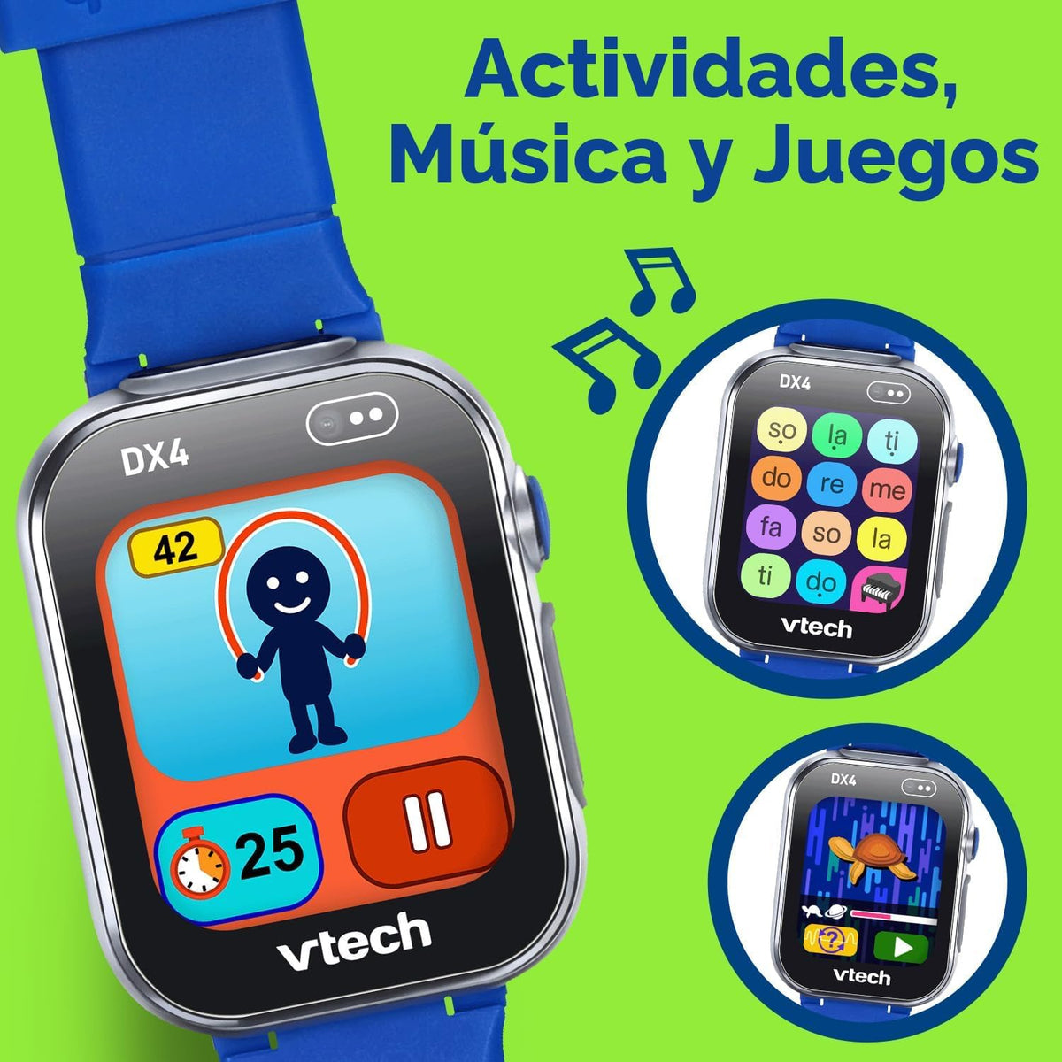 VTech KidiZoom Smartwatch DX4, Azul
