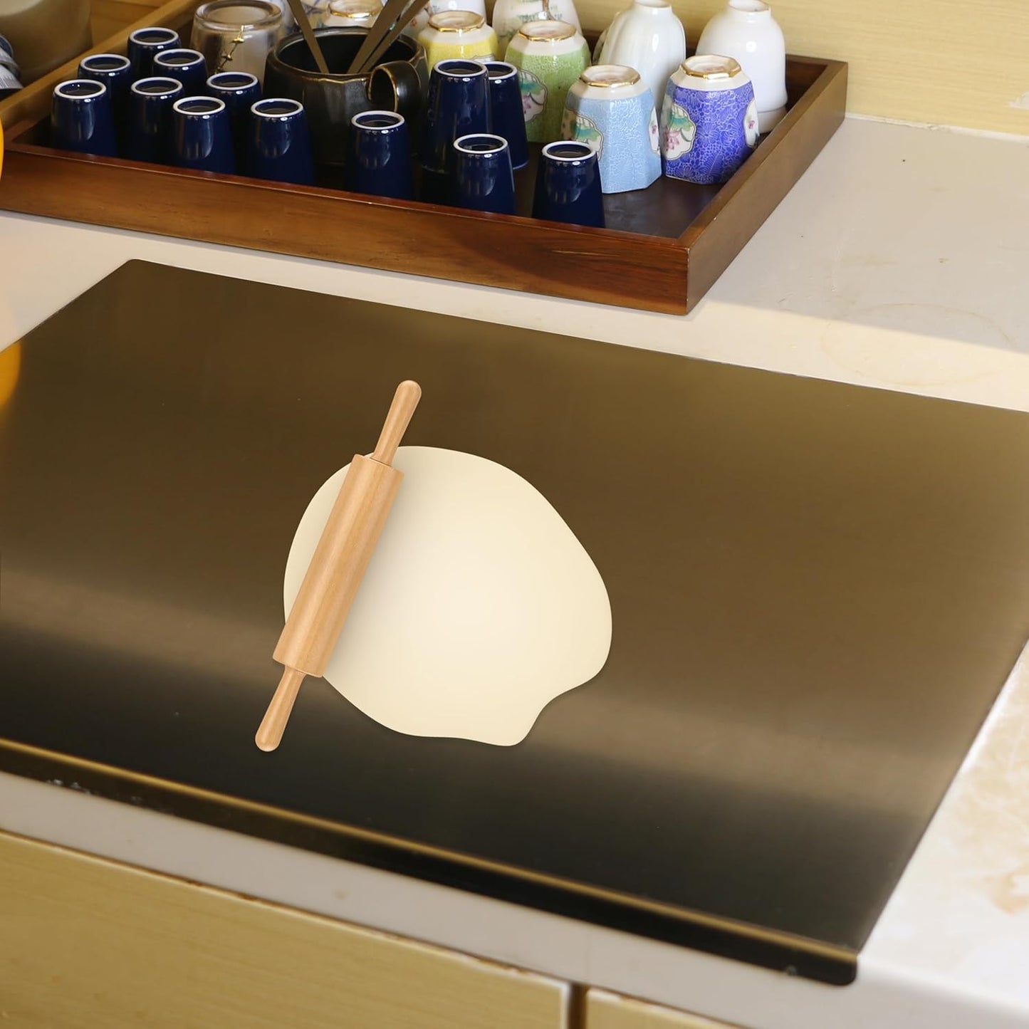 Tablas de cortar de acero inoxidable para cocina, alfombrillas de t...