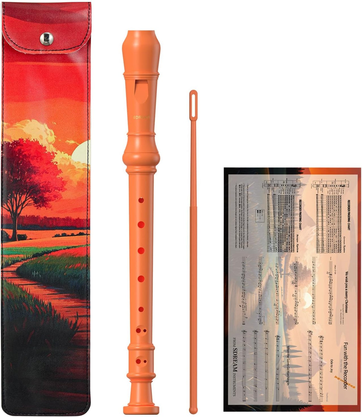 SDREAM Instrumento de Flauta Dulce Soprano para Niños y Adultos - F...