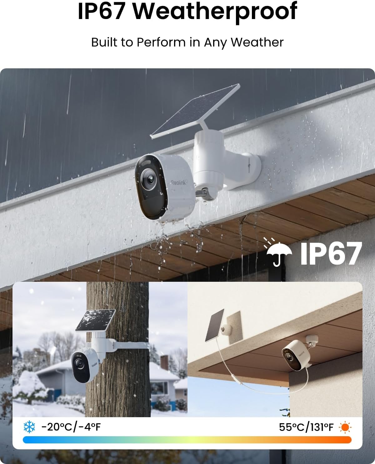 REOLINK Cámaras de seguridad WiFi inalámbricas para exteriores, Arg...