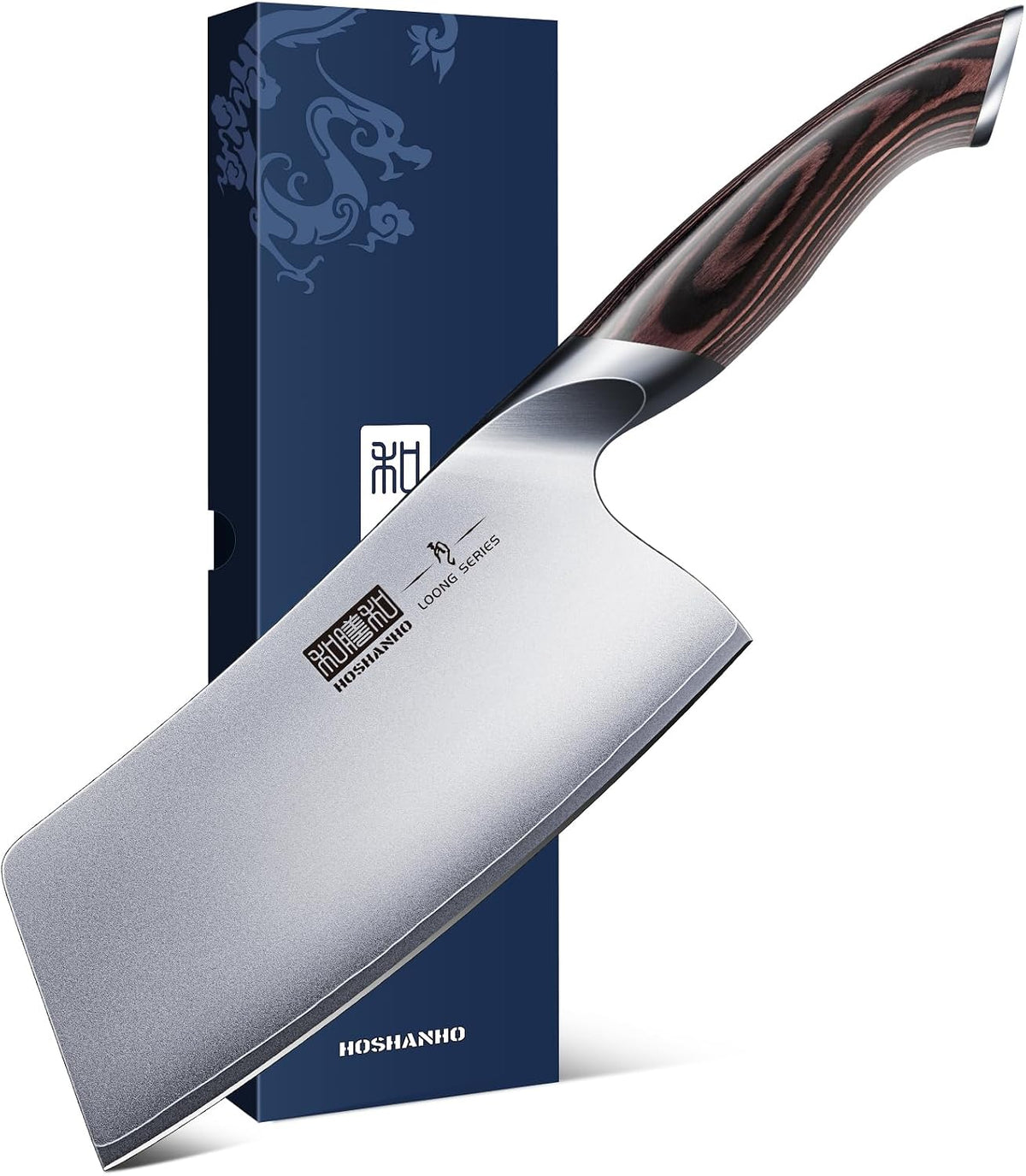 HOSHANHO Cuchillo Cleaver de 7 Pulgadas, Cuchilla Japonesa Ultra Af...