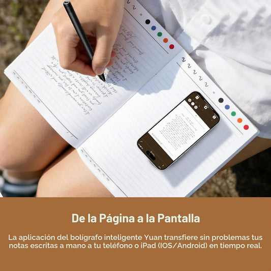 Yuan Bolígrafo de sincronización inteligente para tomar notas, cuad...