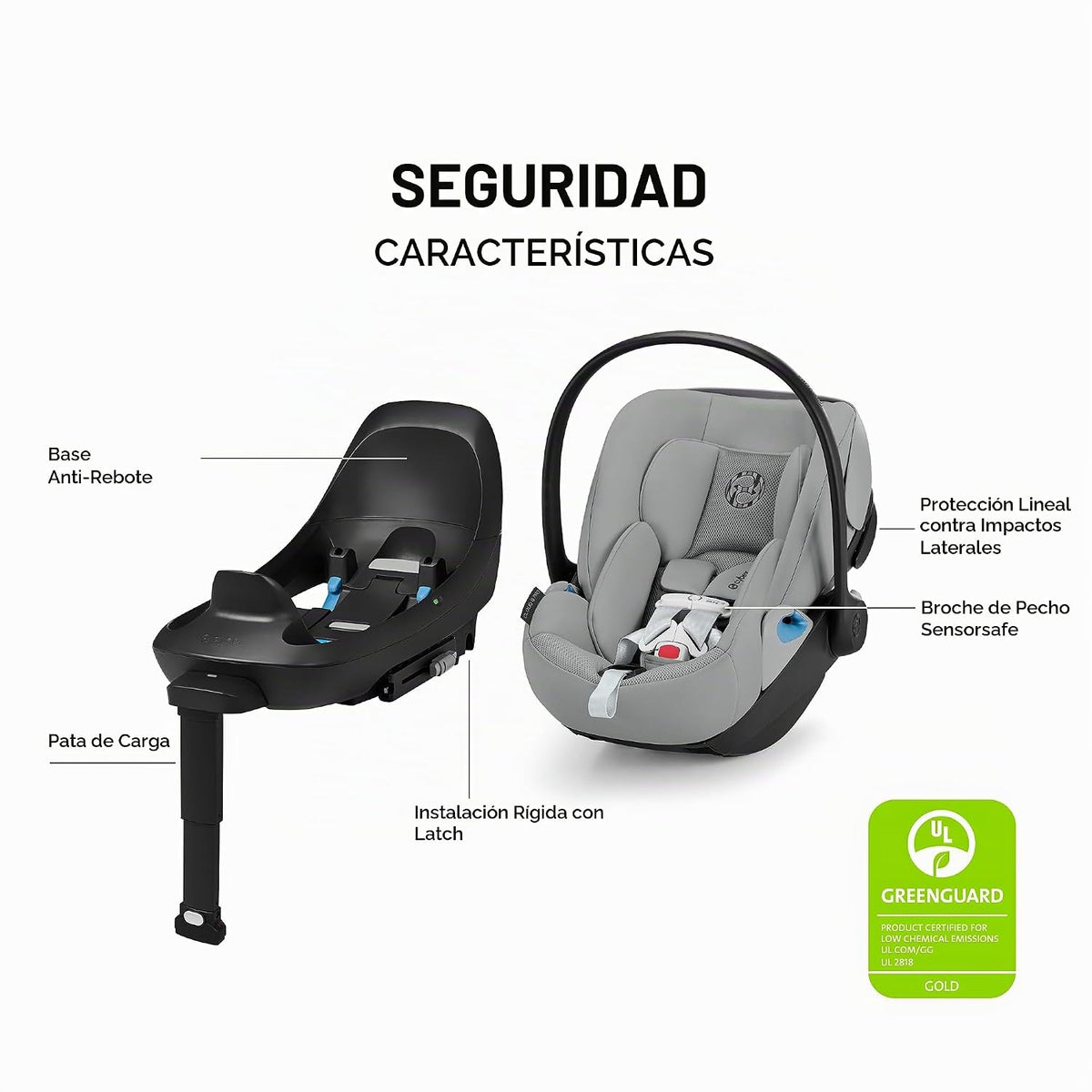 Cloud G Pro Comfort Extend - Asiento infantil para automóvil, color...