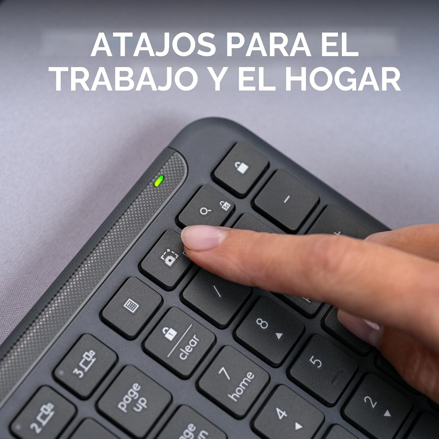 Logitech Teclado inalámbrico Signature Slim K950 con escritura sile...