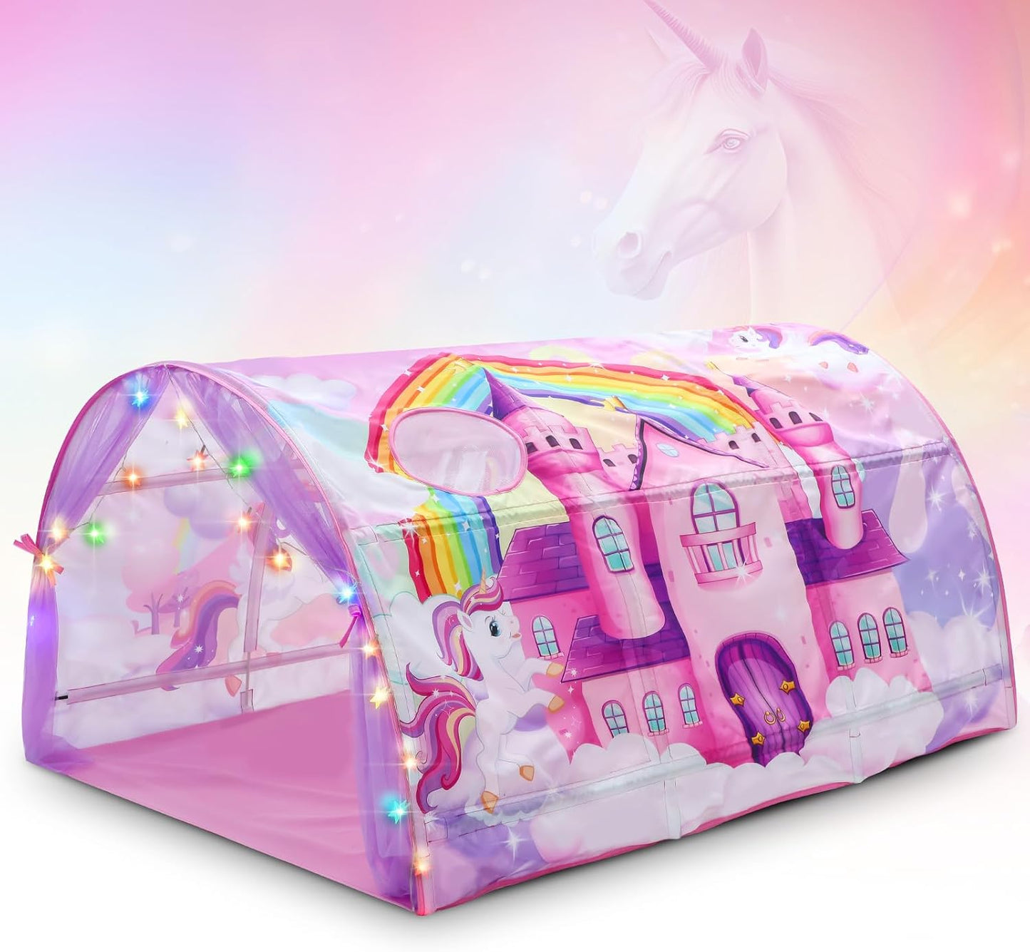 Wowangce Tienda de Campaña de Unicornio para Niños, Tienda Grande p...
