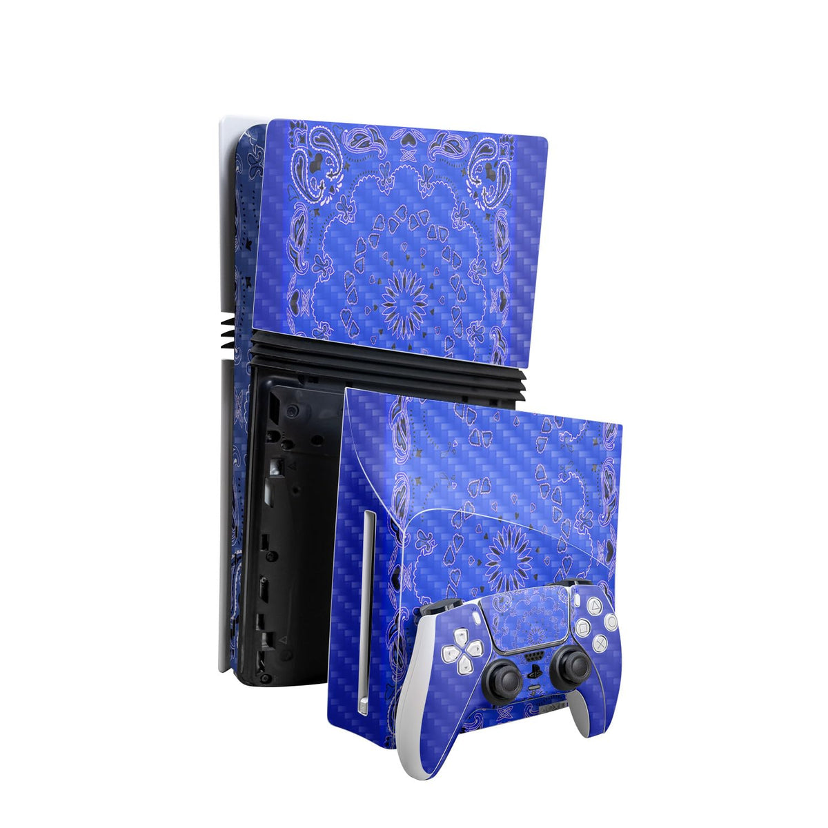 MightySkins - Funda de fibra de carbono compatible con PlayStation...
