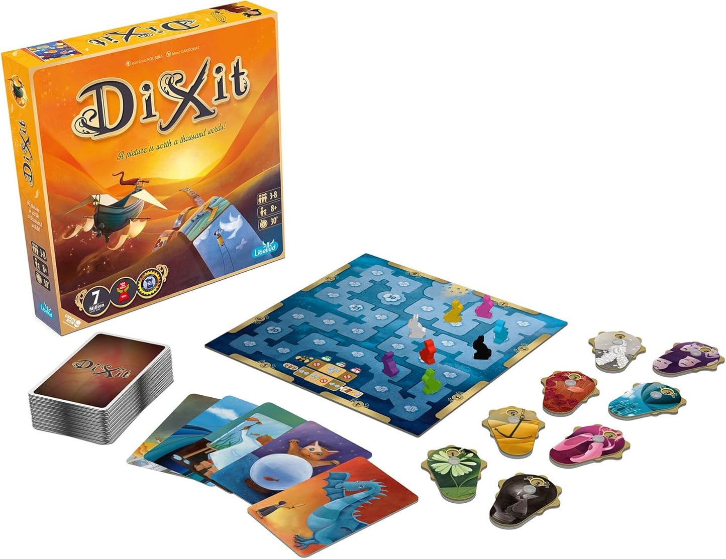 Asmodee - Juego de mesa Dixit (Actualización 2021) - El juego galar...