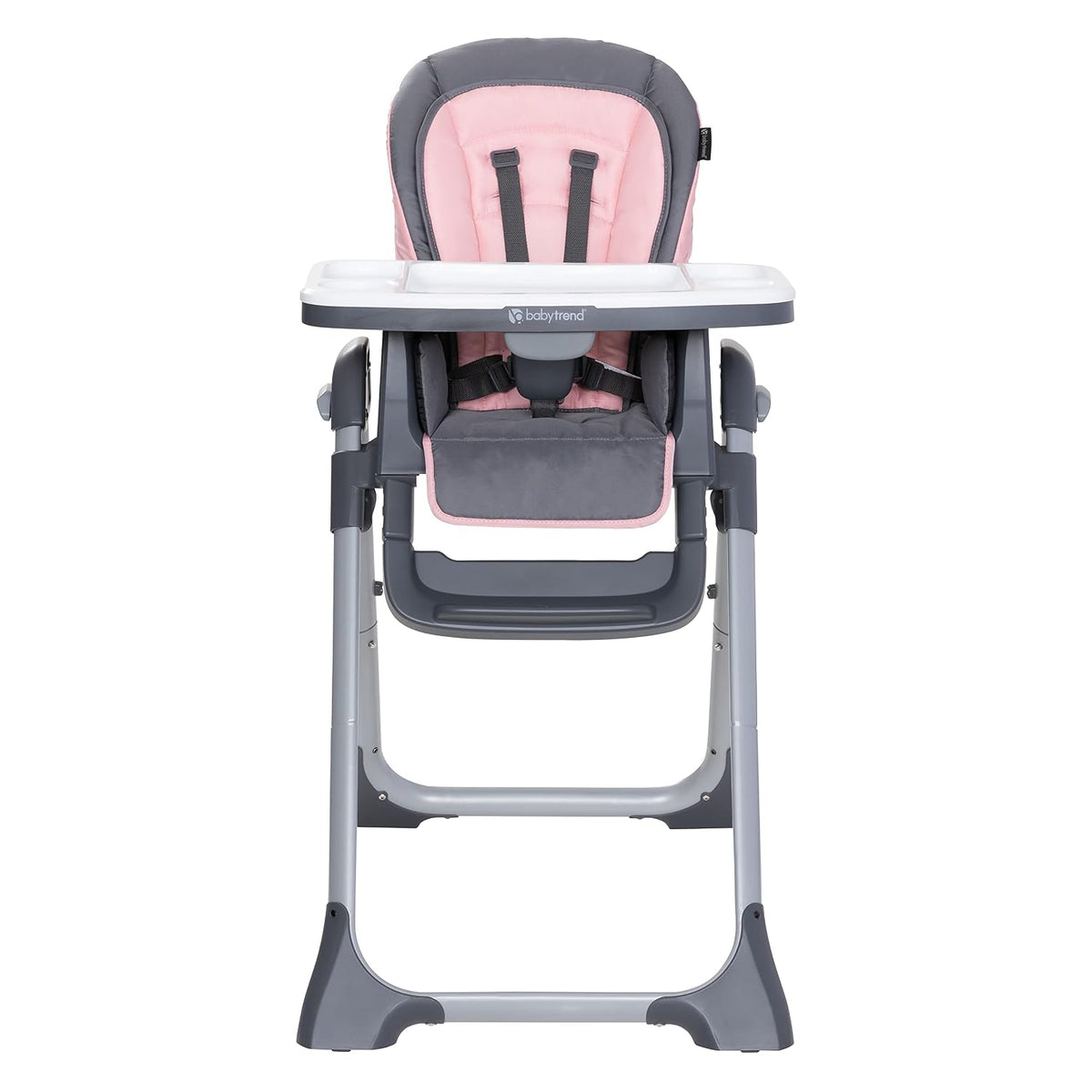 Baby Trend Sit Right 2.0 - Silla alta 3 en 1, color rosa acogedor