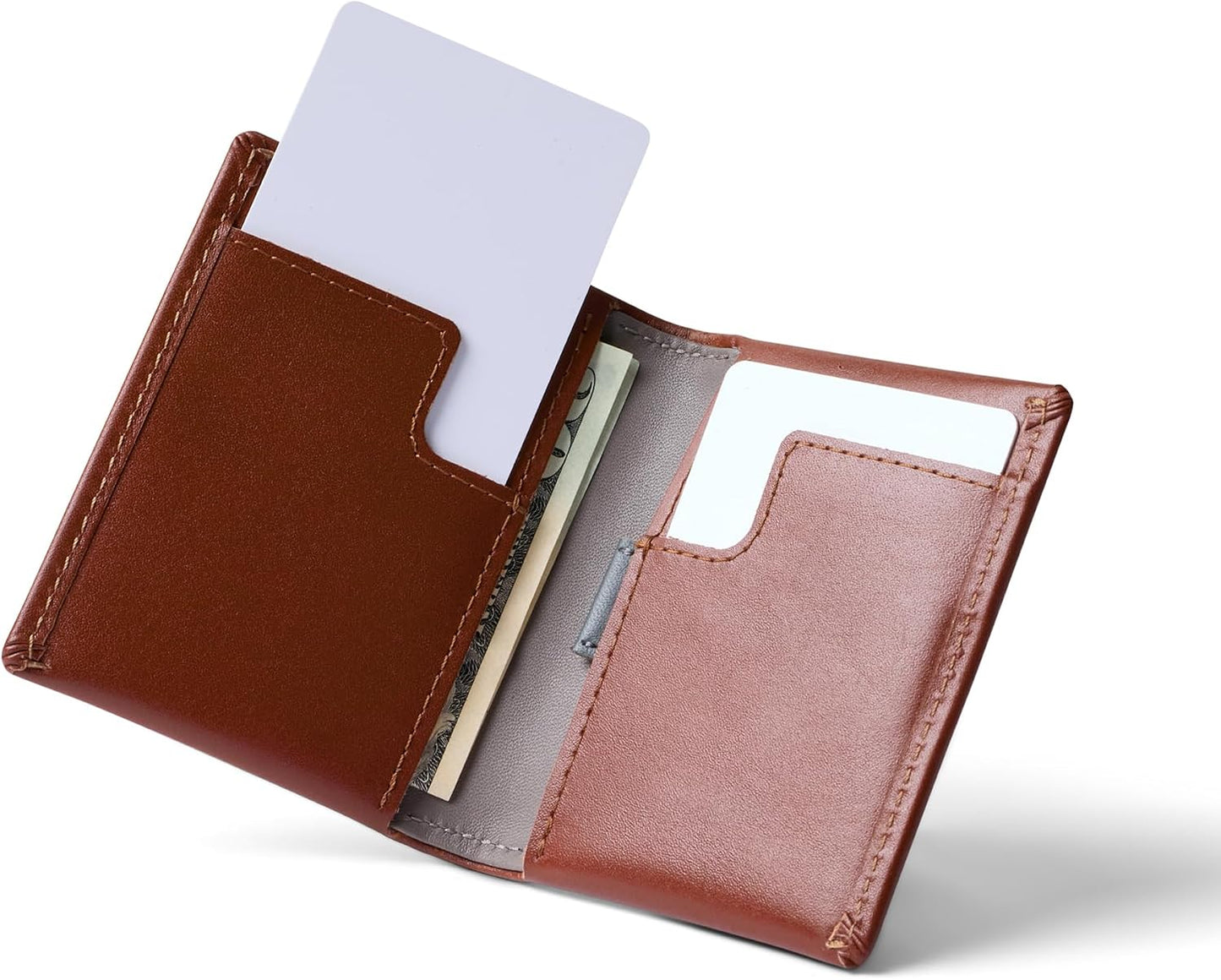 Bellroy Slim Sleeve, billetera de cuero delgada (capacidad máxima:...