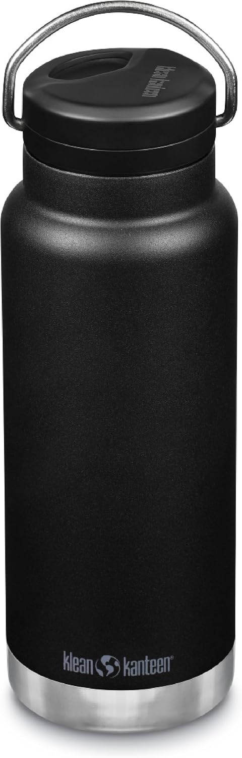 Klean Kanteen Botella de agua aislada TKWide de 32 oz con tapa gira...