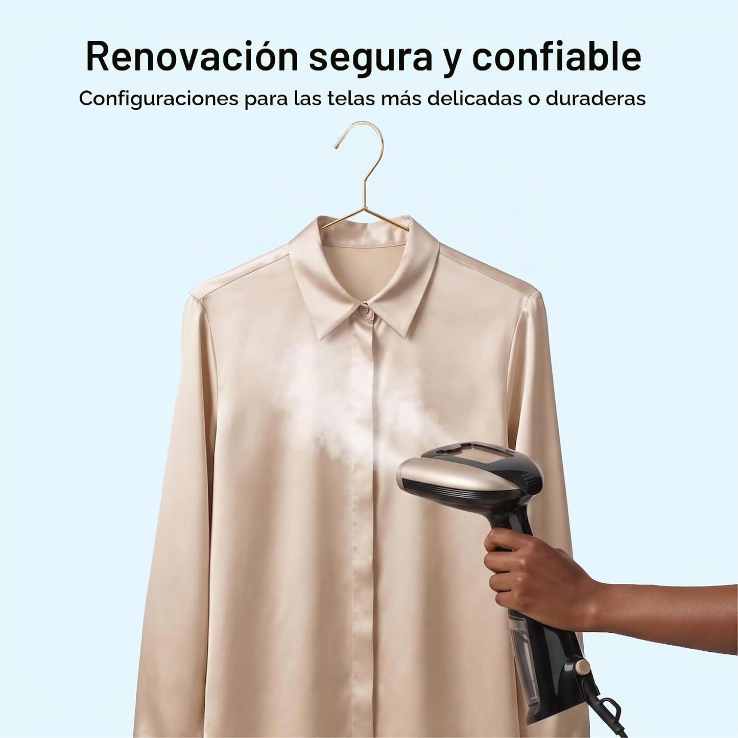Conair Vaporizador de mano para ropa y tapicería, 3 accesorios, neg...