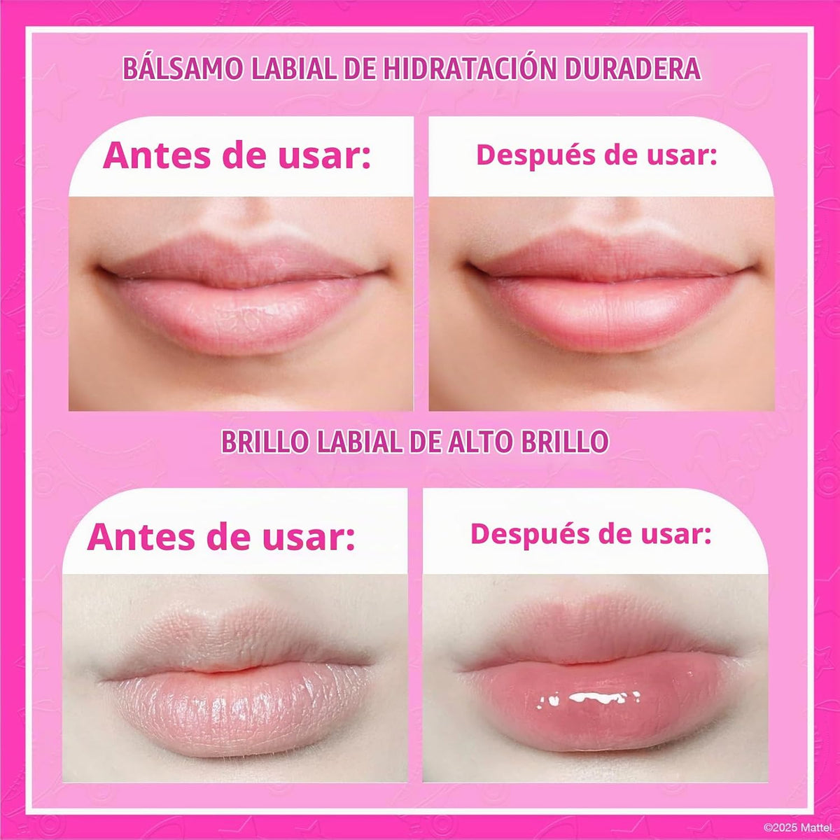Barbie - Juego de maquillaje para niños en mini estuche de tren, se...