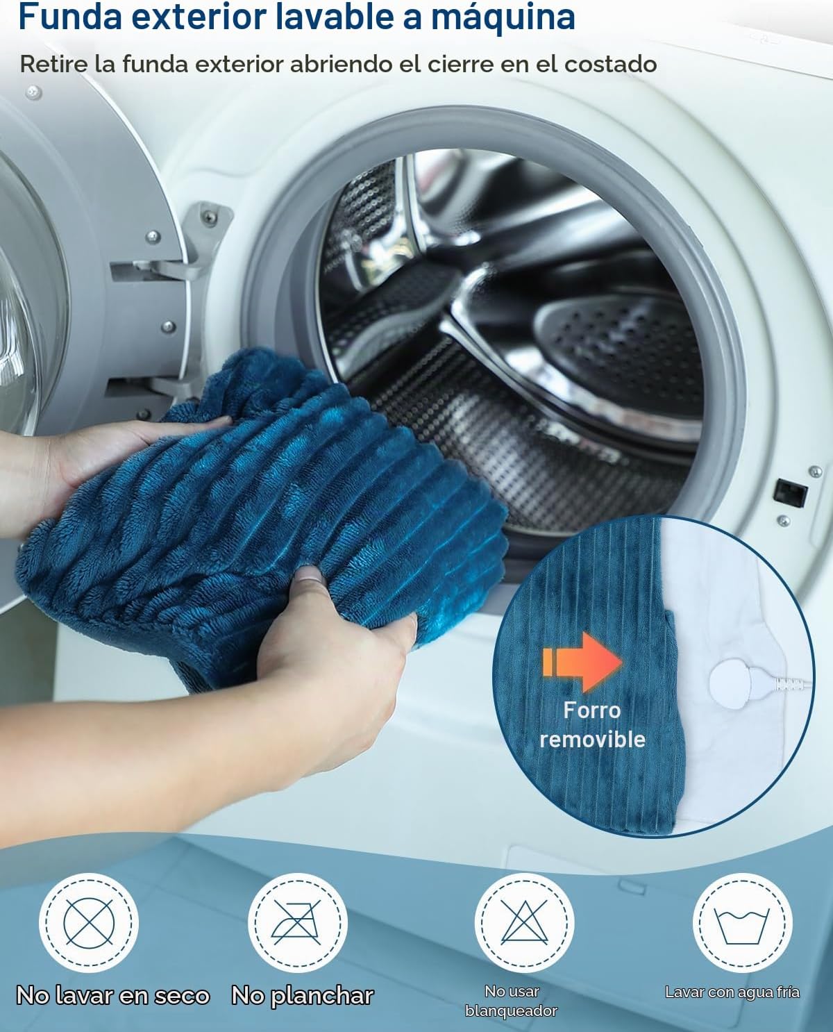 Dowin Almohadillas térmicas para aliviar el dolor de espalda, almoh...