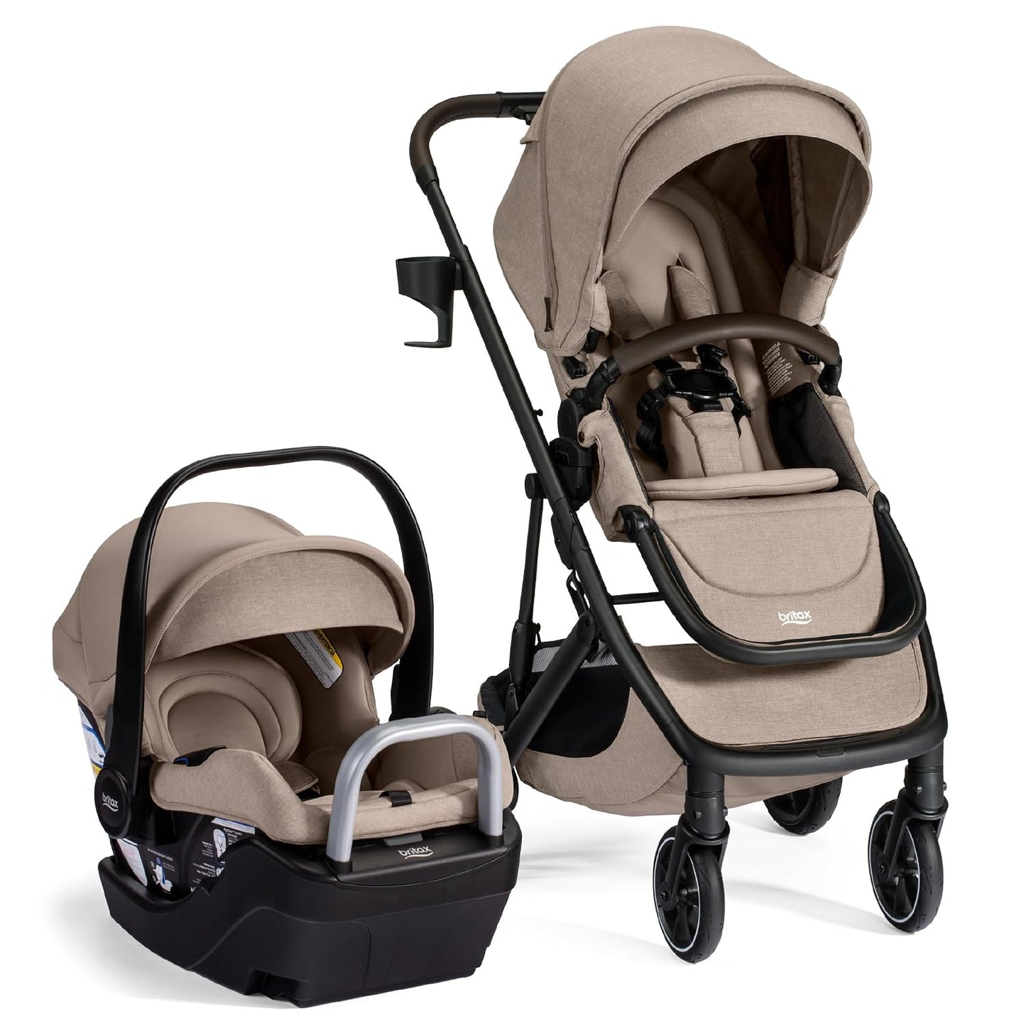 Britax Sistema de viaje Prism de tamaño completo, asiento de coche...